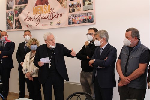 Inaugurata la mensa Caritas al Villaggio della Carità