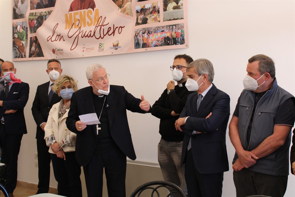 Inaugurata la mensa Caritas al Villaggio della Carità